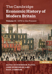 Couverture de l’ouvrage The Cambridge Economic History of Modern Britain