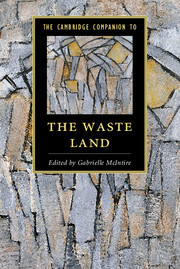 Cover of the book The Cambridge Companion to The Waste Land
