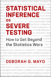 Couverture de l’ouvrage Statistical Inference as Severe Testing