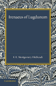 Couverture de l’ouvrage Irenaeus of Lugdunum