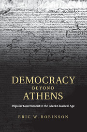 Couverture de l’ouvrage Democracy beyond Athens