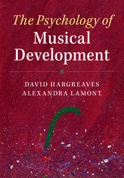 Couverture de l’ouvrage The Psychology of Musical Development