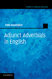 Couverture de l’ouvrage Adjunct Adverbials in English