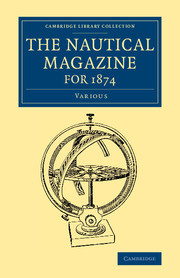 Couverture de l’ouvrage The Nautical Magazine for 1874