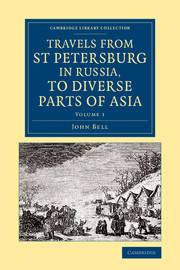 Couverture de l’ouvrage Travels from St Petersburg in Russia, to Diverse Parts of Asia