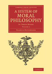Couverture de l’ouvrage A System of Moral Philosophy