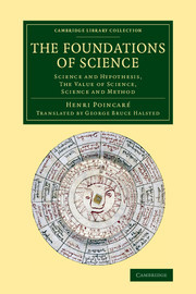 Couverture de l’ouvrage The Foundations of Science