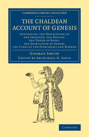 Couverture de l’ouvrage The Chaldean Account of Genesis