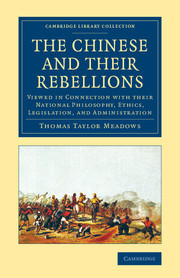 Cover of the book The Chinese and their Rebellions