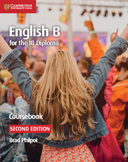 Cover of the book English B for the IB Diploma Coursebook