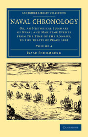 Cover of the book Naval Chronology: Volume 4