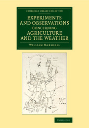 Couverture de l’ouvrage Experiments and Observations Concerning Agriculture and the Weather