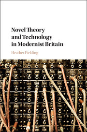 Couverture de l’ouvrage Novel Theory and Technology in Modernist Britain