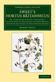 Couverture de l’ouvrage Sweet's Hortus Britannicus