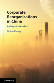 Couverture de l’ouvrage Corporate Reorganisations in China