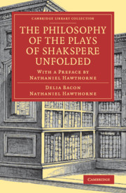 Couverture de l’ouvrage The Philosophy of the Plays of Shakspere Unfolded