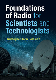 Couverture de l’ouvrage Foundations of Radio for Scientists and Technologists