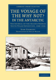 Couverture de l’ouvrage The Voyage of the 'Why Not?' in the Antarctic