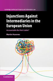 Cover of the book Injunctions against Intermediaries in the European Union
