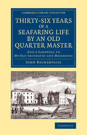 Couverture de l’ouvrage Thirty-Six Years of a Seafaring Life by an Old Quarter Master
