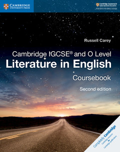Couverture de l’ouvrage Cambridge IGCSE® and O Level Literature in English Coursebook