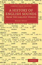 Cover of the book A History of English Sounds from the Earliest Period
