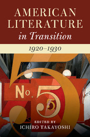 Couverture de l’ouvrage American Literature in Transition, 1920–1930
