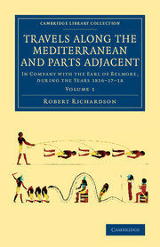 Couverture de l’ouvrage Travels along the Mediterranean and Parts Adjacent