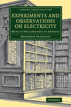 Cover of the book Experiments and Observations on Electricity