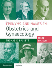 Couverture de l’ouvrage Eponyms and Names in Obstetrics and Gynaecology