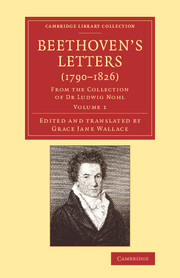 Cover of the book Beethoven's Letters (1790–1826)
