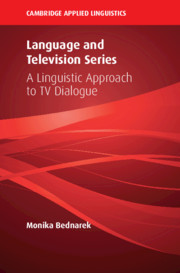 Couverture de l’ouvrage Language and Television Series