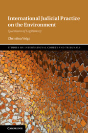 Couverture de l’ouvrage International Judicial Practice on the Environment