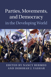 Cover of the book Parties, Movements, and Democracy in the Developing World