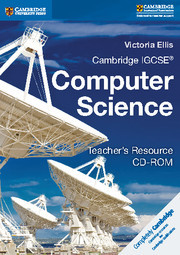 Couverture de l’ouvrage Cambridge IGCSE® and O Level Computer Science Teacher's Resource CD-ROM