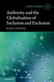Couverture de l’ouvrage Authority and the Globalisation of Inclusion and Exclusion