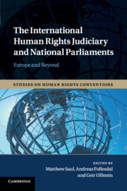 Cover of the book The International Human Rights Judiciary and National Parliaments