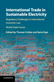 Couverture de l’ouvrage International Trade in Sustainable Electricity