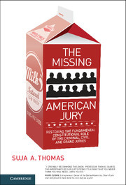 Couverture de l’ouvrage The Missing American Jury