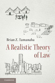 Cover of the book A Realistic Theory of Law