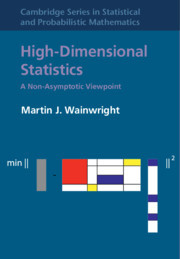 Couverture de l’ouvrage High-Dimensional Statistics