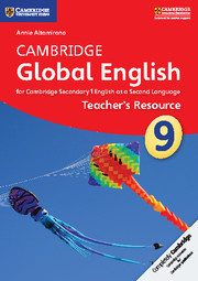 Couverture de l’ouvrage Cambridge Global English Stage 9 Teacher's Resource CD-ROM