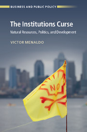 Couverture de l’ouvrage The Institutions Curse