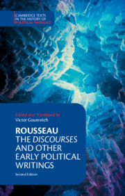 Couverture de l’ouvrage Rousseau: The Discourses and Other Early Political Writings