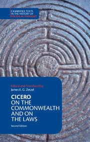 Cover of the book Cicero: On the Commonwealth and On the Laws