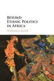 Couverture de l’ouvrage Beyond Ethnic Politics in Africa