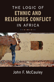 Couverture de l’ouvrage The Logic of Ethnic and Religious Conflict in Africa