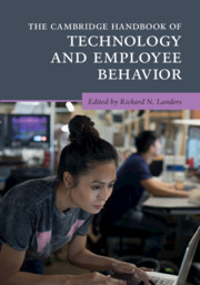 Cover of the book The Cambridge Handbook of Technology and Employee Behavior