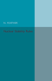 Couverture de l’ouvrage Nuclear Stability Rules