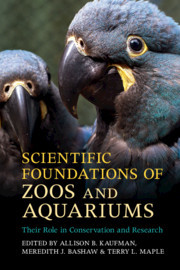 Couverture de l’ouvrage Scientific Foundations of Zoos and Aquariums